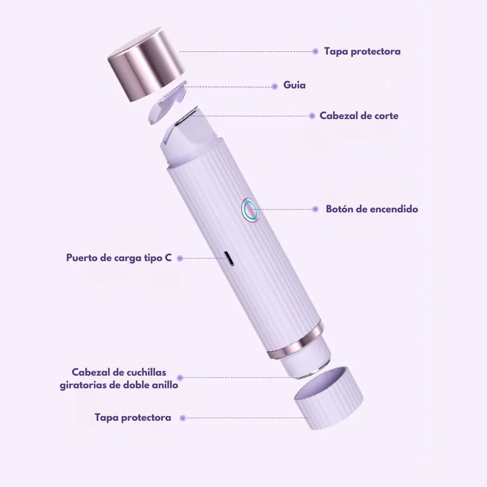 Depiladora Eléctrica Doble PureSkin Duo - Vida en Casa