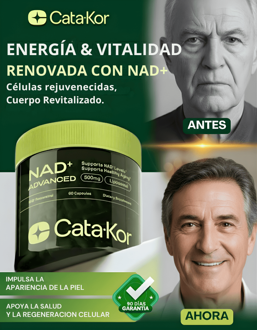 Nad+Cata - Kor Supplement With Resveratrol - Vida en Casa