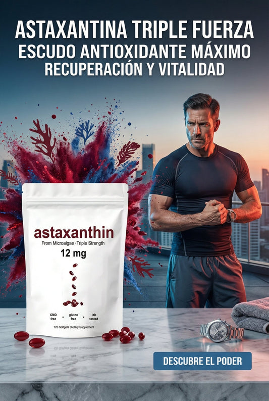 Astaxanthin Energía y Enfoque Diario - Vida en Casa