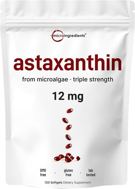 Astaxantina Microingredients - Cápsulas Blandas Protección Antioxidante - Vida en Casa