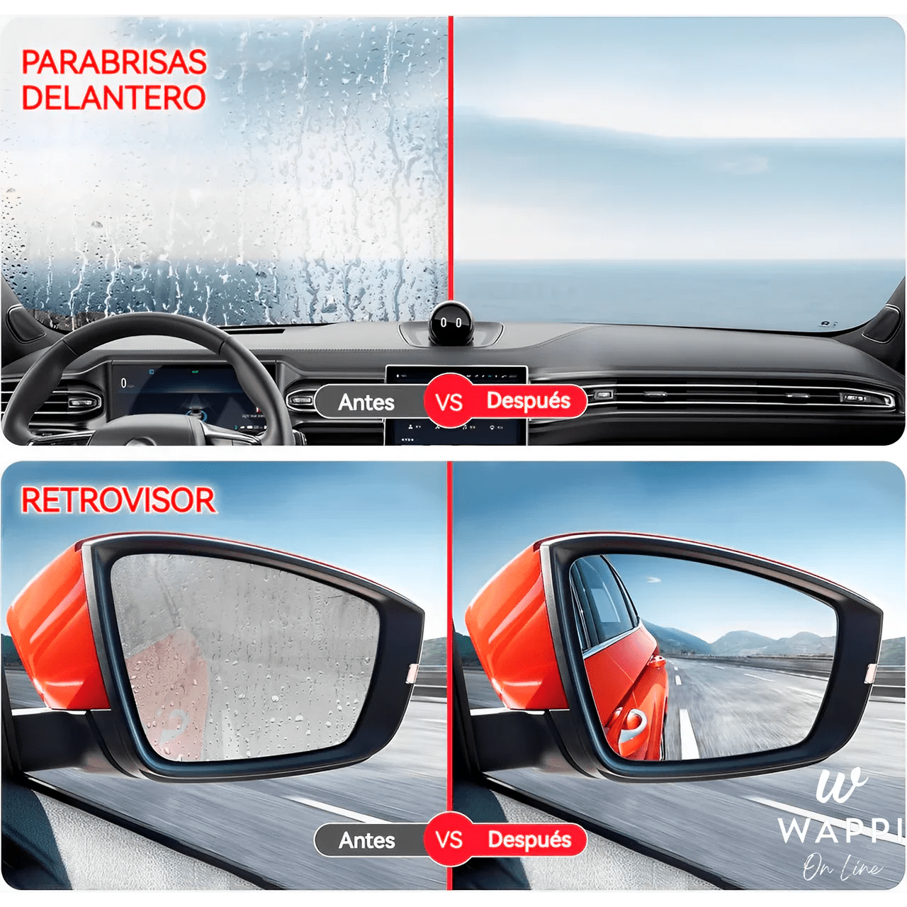 Cristal Plus Pro Antiempañante de Vidrios - Vida en Casa