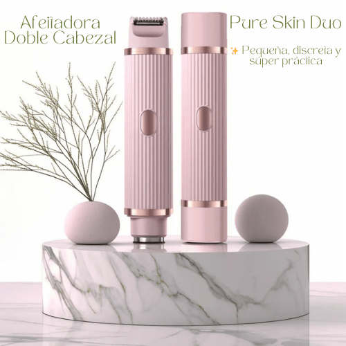 Depiladora Eléctrica Doble PureSkin Duo - Vida en Casa