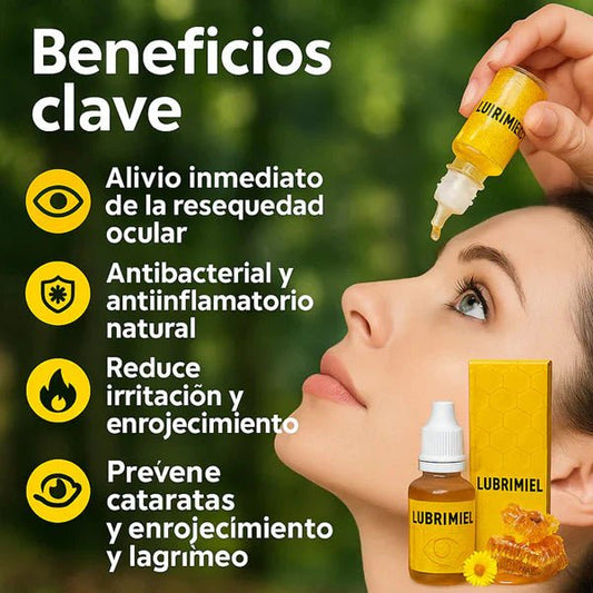 Lubrimiel Gotas 🍯 VitaEyes Lubrica y humecta de manera natural - Vida en Casa