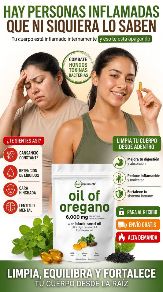 Oil of Oregano 90 softgel - Vida en Casa